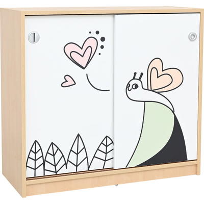 Fantasiewelt Schrank mit Schnecke
