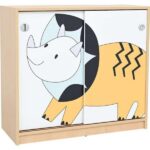 Fantasiewelt Schrank mit Triceratops - 098455 a 23