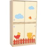 Fantasiewelt Aufsatzschrank mit Wolken - 099905N