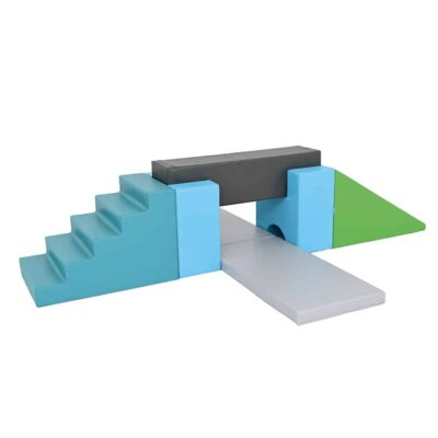 Schaumstoff-Set Viktoria, grün-grau