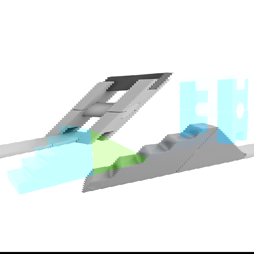 Schaumstoff-Set Ivo, grün-blau