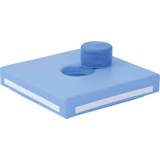 101295 Sensorische Steckmatte, Quadrat, Kreis mit Quietsche - 101295