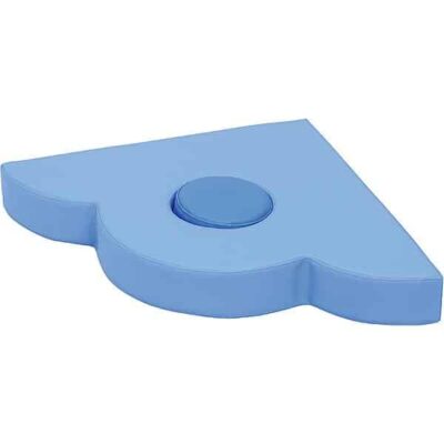 Sensorische Steckmatte, Dreieck 1, Kreis mit Silikon-Granulat gefüllt