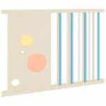 ohne Tür, mit Rundstäben