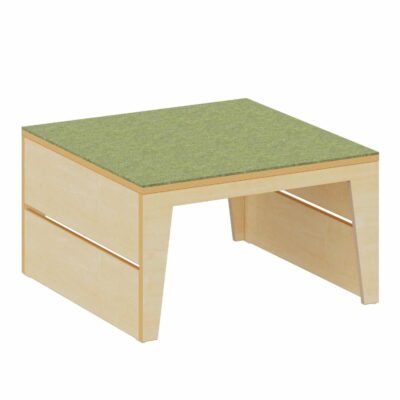 Tunnelpodest mit Vlies