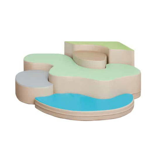 855222_a_23 Schaumstoff-Set Krabbelinsel Alpenblick - 855222 a 23