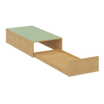 Bettenpodest mit Auszug