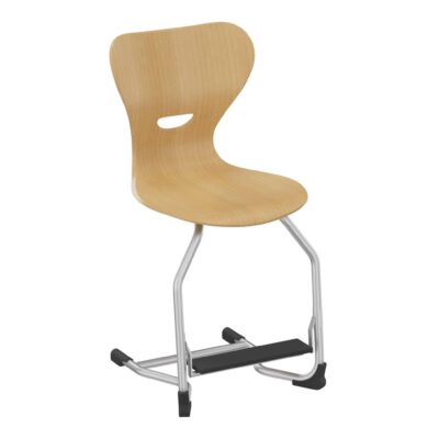 Fußrastenstuhl Felix mit Holzsitzschale