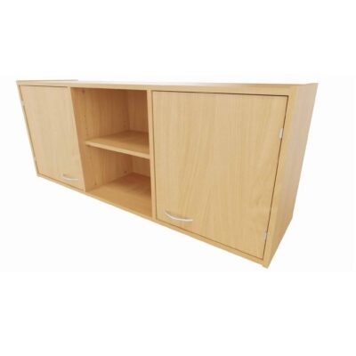 Korpus-Classic Aufsatzschrank mit 2 Türen und Regal – Breite: 152 cm