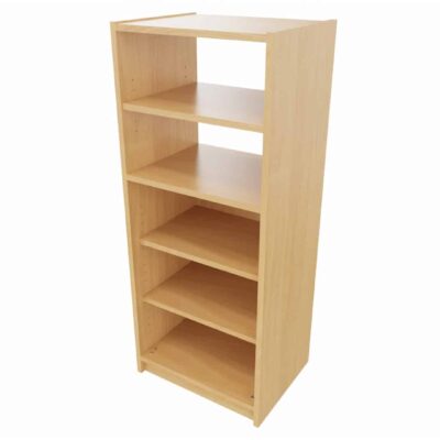 Hochschrank ST unten: Regal, 2 Einlegeböden, oben: Regal offen (ohne Rückwand), 1 Einlegeboden