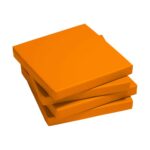 Quadratmatte orange