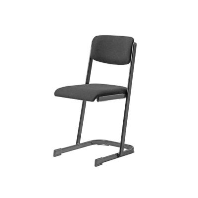 Lehrerstuhl mit Gestell in U-Form inkl. Sitz- und Rückenpolster