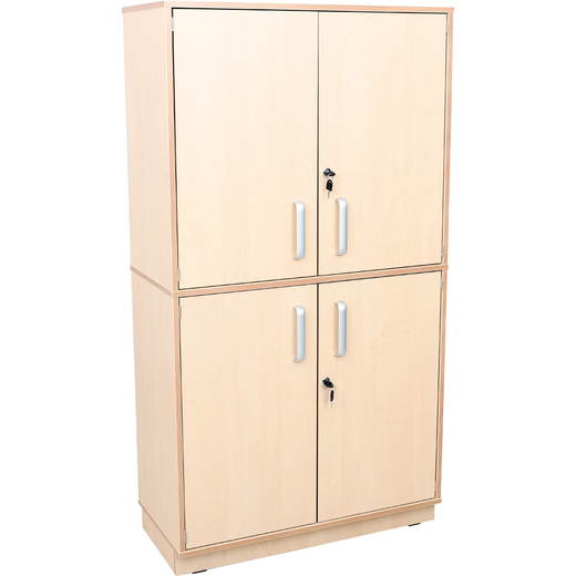 SET6214_a_18 Flexi Schrank A, Höhe: 165 cm, abschließbar, auf Sockel (Flexi 102) - SET6214 a 18