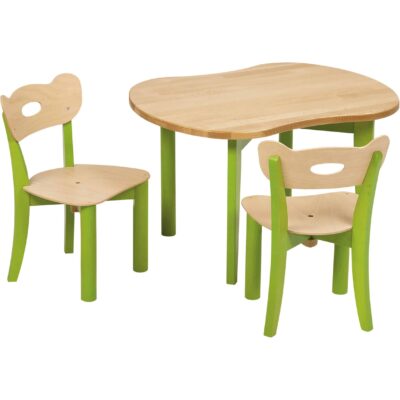 Tisch und Stuhlset Tischkombination - 1 Tisch, 2 Stühle