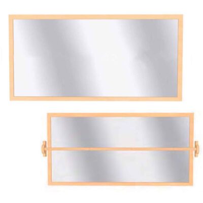 Lauflernspiegel mit Massivholzrahmen