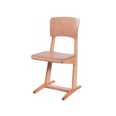 Schülerstuhl Buche Massivholzgestell (lackiert)