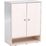 Spielecke Bianca S – Kleiderschrank, Breite: 80 cm, doppeltürig - 098146