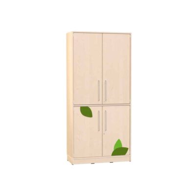 Echtholz Hochschrank - Höhe 192 cm, viertürig