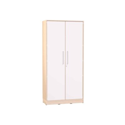 Echtholz Hochschrank - Höhe: 192 cm, zweitürig, Tiefe: 39 cm