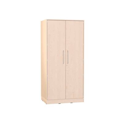 Echtholz Hochschrank - Höhe: 192 cm, Tiefe: 60 cm, mit ausziehbaren Einlegeböden