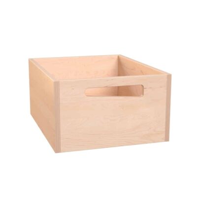 Echtholz Holzkasten, hoch - Höhe: 16 cm