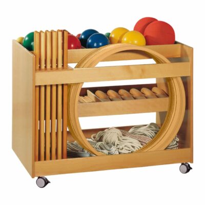 Gymnastikgerätewagen ohne Inhalt, Breite 100 cm