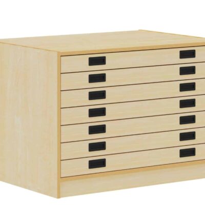 Papierschrank mit Sockel, Breite 112 cm