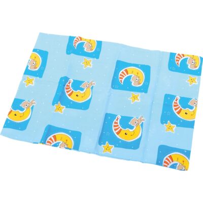 Kissenbezug, 35 x 50 cm, blau mit Monden