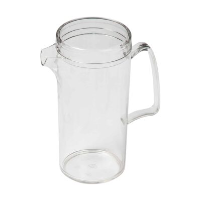 Kunststoffgeschirr transparent Saftkanne mit Deckel