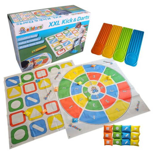 60058-alldoro-XXL-Kick-and-Darts-Spiel-1 XXL Kick & Darts, 2 in 1 Geschicklichkeitsspiel - 60058 alldoro XXL Kick and Darts Spiel 1