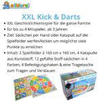 XXL Kick & Darts, 2 in 1 Geschicklichkeitsspiel - 60058 alldoro XXL Kick and Darts Spiel 2