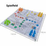 XXL Ludo – extra großes Gesellschaftsspiel - 60060 alldoro XXL Ludo 2