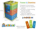 XXL 2-in-1 Spiel Wackelturm & Domino - 60065 alldoro Tower und Domino 2 in 1 Spiel 3