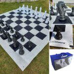 XXL Schach – extra großes Gesellschaftsspiel - 60080 alldoro XXL Schach 4