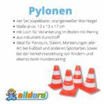 4er Set Pylonen - 60090 alldoro Pylonen 4er Set 4