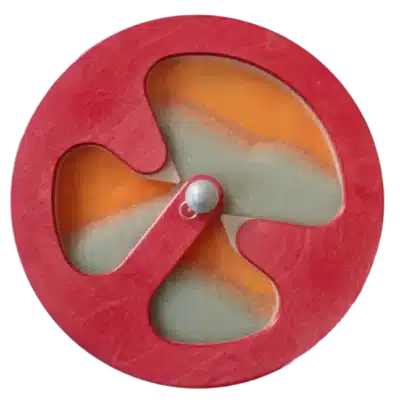 Wandspiel Lenkrad rot-orange