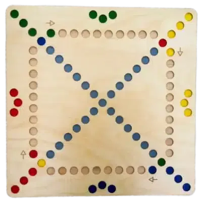 Quer durch Würfelspiel - "QU4" (eckig)