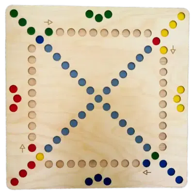 Quer durch Würfelspiel – „QU4“ (eckig)
