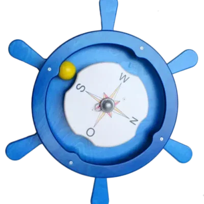 Wandspiel Steuerrad mit Kugel