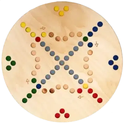 Quer durch Würfelspiel - "QU4" (rund)