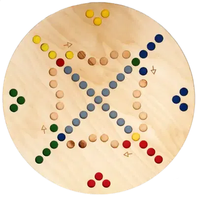 Quer durch Würfelspiel – „QU4“ (rund)