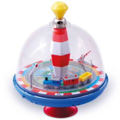 Kreisel mit Eisenbahn-Motiv für Kinder