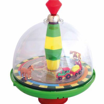 Kreisel mit Bauernhof-Motiv für Kinder