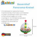 Kreisel mit Bauernhof-Motiv für Kinder - 68020 alldoro Bauernhof Panoramakreisel 3