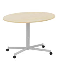 Lehrertisch Luna, fahrbar und höhenverstellbar – Bild 2