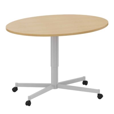 Lehrertisch Luna, fahrbar und höhenverstellbar