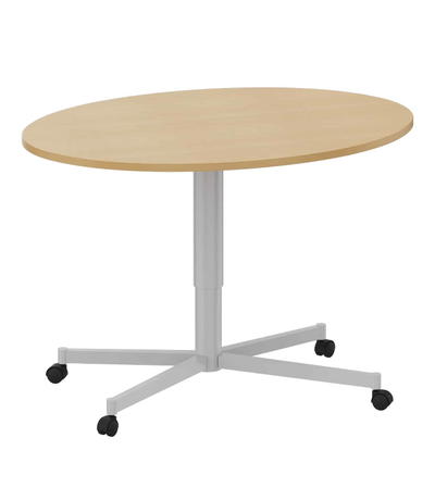 Lehrertisch Luna, fahrbar und höhenverstellbar