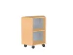 Sechstelkreisschrank offen, mit Lochblechrückwand (RAL 9006) - M106811003 3000x.jpg