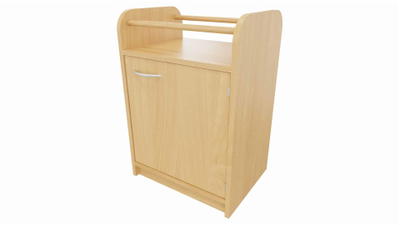Schrank mit Lauflernstange mit Tür, 1 Einlegeboden