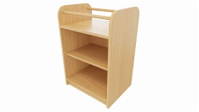 Schrank mit Lauflernstange offen, Einlegeboden – Bild 6